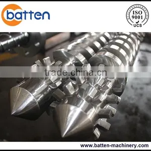 PVC Pipe Parallel Twin Screw and Barrel Plastic Extruder Machine thumbnail-1