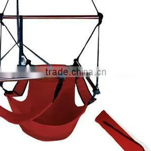 Outdoor Porch Red Deluxe Air Hammock Hanging Swing Chair Lounge thumbnail-1