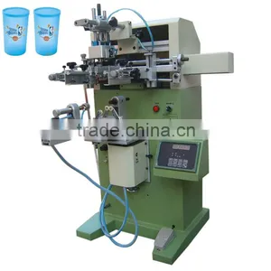TM-250S Small Size Cheap Cylinder Screen Printer thumbnail-1
