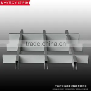 China Construction Materials Open Metal Grid Aluminum Suspended Ceiling thumbnail-3