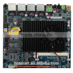 4 Lan Intel Atom D525 Cheap Industrial Firewall Computer Motherboard thumbnail-1