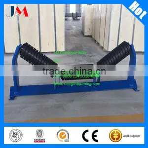 5 Inch Diameter Rubber Coated Impact CEMA Idler Roller for Mining Machinery Parts thumbnail-1