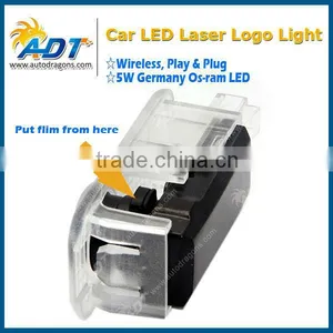 2016 Newest Play and Plug High Power Osr LED Wireless Door Car Courtesy Welcome Door Projector thumbnail-1