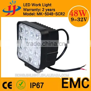 High Quality Tractor Jeep Offroad Light 48W Auto Led Work Lights thumbnail-3