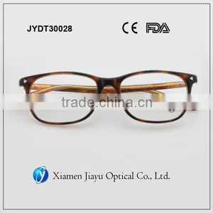 Fashion Clear Brown Eyewear Acetate Optical Frames thumbnail-2