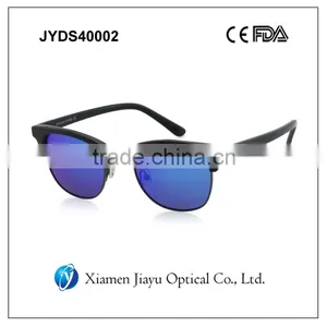 Metal Rim Acetate Sunglasses Clubmaster thumbnail-1