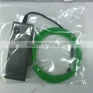 EL Wire Set EL Lighting Wire With 2*AA Battery Inverter thumbnail-1