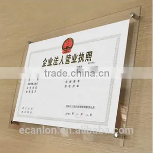 Wall Mounted Clear Acrylic a4 Plastic Poster Frame thumbnail-2