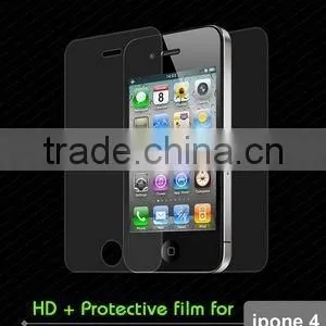 Factory Price Cell Phone Waterproof Anti Scratch Clear Screen Guard For Iphone 4 thumbnail-1