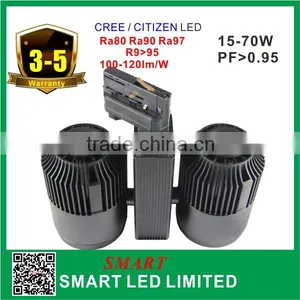 High Lumen Energy Saving Led Lights 360 Degree Rotatable COB 2*20w LED Track Light thumbnail-5