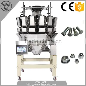 500-2000g Small Hardware 10 Heads Multihead Weigher Screw Weighing Scale thumbnail-1
