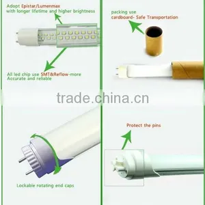 Electronic Ballasts Compatible T8 LED Tube 4feet 18W Led Tube Lighting 150lm/w thumbnail-2