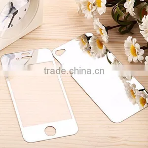 China Supplier Mobile Phone Accessory Mirror Effect 2.5D Color Tempered Glass Screen Protector Front and Back thumbnail-5