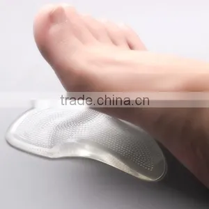 Foot Orthotic Cushioned Arch Support Insole , Foot Care Massage Gel Arch Protector. thumbnail-6