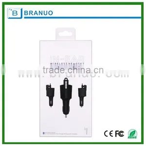In-ear Wireless Headset With Car Charger Powered thumbnail-5