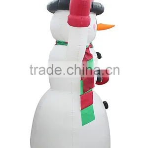 Commercial Plaza 2.4m Large Inflatable Snowman Xmas Decoration thumbnail-4