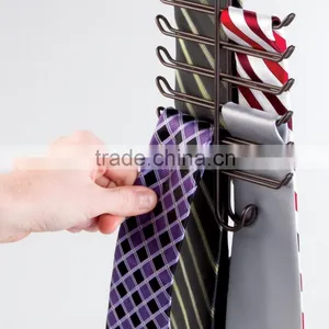 Satin Steel Vertical Tie and Belt Rack/Holder/Hanger thumbnail-6