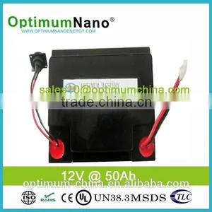 Free Maintenance 12v 50ah Lithium Ion Battery for Back-Up System thumbnail-2