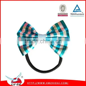 Cute Grosgrain Ribbon Bows With Elastic Hair Bands for Baby/kids, thumbnail-6