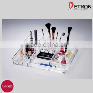 Clear Acrylic Drawer Organizer Set Acrylic Makeup Display Shelf thumbnail-1