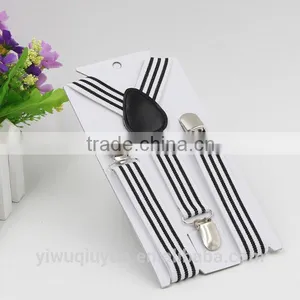 Stripe Suspenders For Boys Girls Clip-on Elastic Braces Kids Baby Striped Suspenders Children Accessories 14 Colors 2.5*65cm thumbnail-3