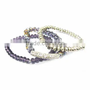 Fashion Bracelet Crystal Glass Bangles thumbnail-1