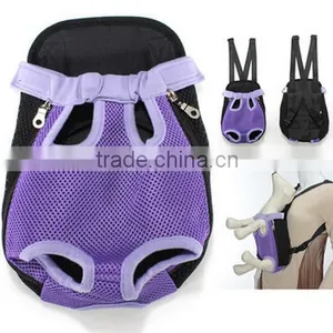 Breathable Mesh Fabric Dog Carrier / Pet Chest Backpack / Pet Shoulder Straps thumbnail-5