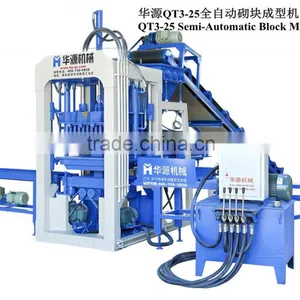 HY-QT3-25 Semi-automatic Block Making Machine Beton Blocks Machines thumbnail-1