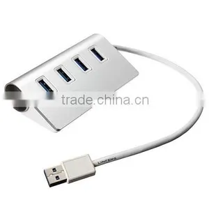 Top Grade 4 Port Aluminum Usb 3. 0 Hub From Usb Hub Suppliers (30" Cable) thumbnail-4