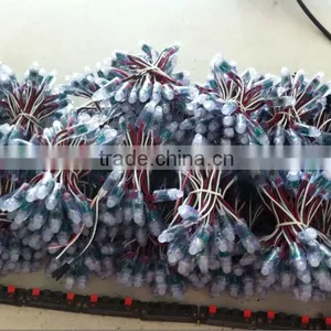 50pcs/string Dip Led Pixel Full Color Addressable LED Pixel Light With Heatsink;DC5V Input;7cm Wire Spacing;with Color Wire thumbnail-6