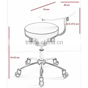 School Height Adjust Chair With Plastic Writepad for Training thumbnail-4