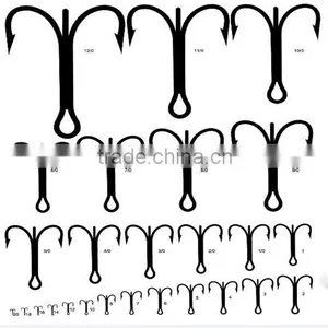 O'shaughnessy Treble Fishing Hook thumbnail-1