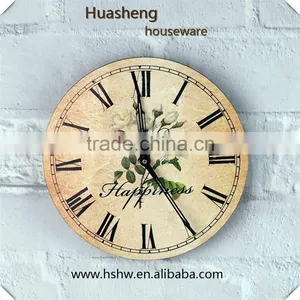 Heat Transfer Wooden Clock Dial Face thumbnail-2