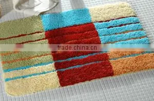 New Design Washsble Bathroom Mat no Har Removal Soft Rug Bathroom 2-piece Set Rug Mat thumbnail-2