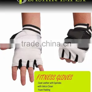 LEATHER FITNESS GLOVES WITH PADDING thumbnail-1