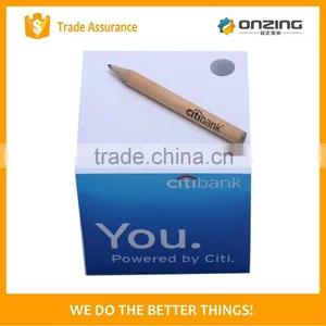 Brand New Paper Block Memo Note Cube With Pen Hole thumbnail-1