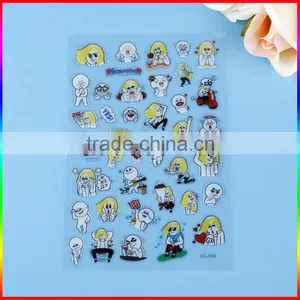 Cartoon Pantone Printed Clear Pvc Decals Sticker Manufacturer thumbnail-4