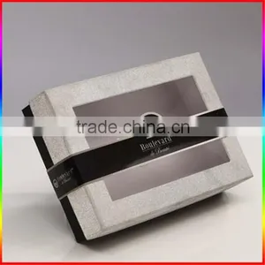 Printed Rigid Gift Packaging Paper Box With Clear Window thumbnail-1