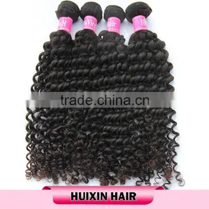 Tangle Free Deep Wave Wet and Wavy Human Hair Extension Bulk Buy From China Virgin Hair 100 Percent Indian Remy Human thumbnail-2