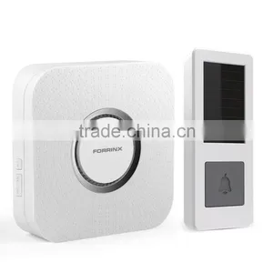 Forrinx Direct Supply 433MHZ Frequency AC 220v Wireless Doorbell With 52 Tune Songs to Select Water Proof Push Button thumbnail-3