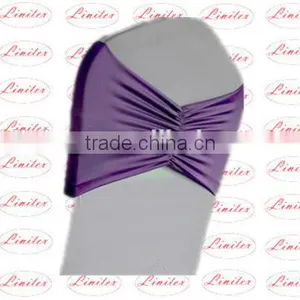 Polyester Lycra Spandex Chair Sash Band Wrinkled thumbnail-1