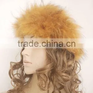 HB1 Fashion Style Fox Fur Headband thumbnail-4