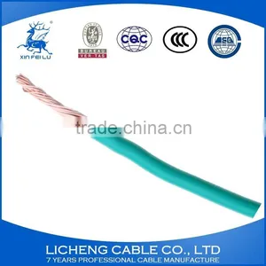 Copper Core Green PVC Insulated Flexible Electrical Wire and Cable -BVR(6mm2) thumbnail-1