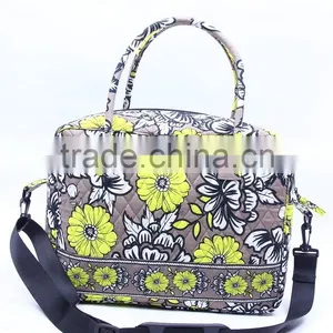 2016 Wholesales New Style Quilted Cotton Crossboby Shopping Tote Bag thumbnail-2