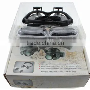 9892G LED Double Eye Jeweler Watch Repair Magnifier,head Magnifier With Light thumbnail-4