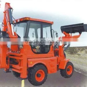 Small Wheel Excavator thumbnail-1