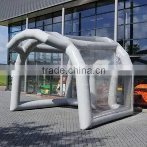 Tube With Clear Cover Inflatable Transparent Tent for Customized Made thumbnail-1