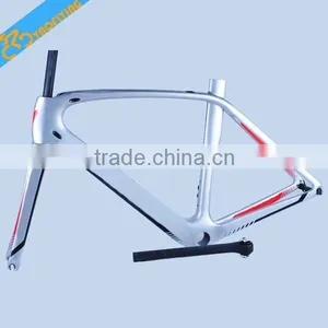 Free Shipping By EMS Road Carbon Bike Frame,Beautiful Carbon Frame On Sale thumbnail-1