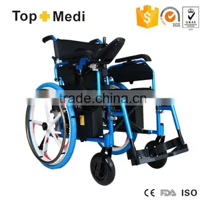 2016 New Design Topmedi Electric Folding Power Wheelchair for Disabled and Old People/Silla de Ruedas Electrica thumbnail-2