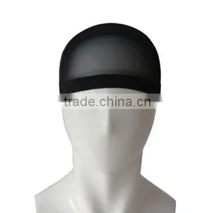 CNYE Comfortable Breathable Elastic Net New Design Mens Swimming Cap Pure Color Black Caps Fashion Swimming Goods thumbnail-3